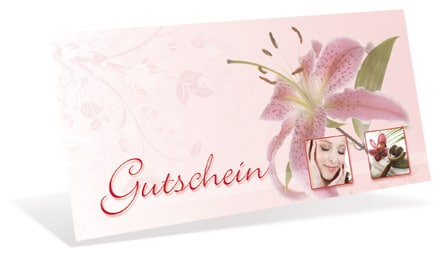 Geschenk-Gutschein für Kosmetik und Haarentfernung